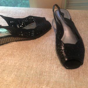 summer slingback shoes, hardly worn, size  7